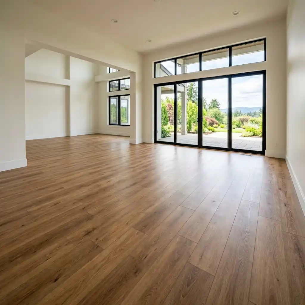 Ambiente com piso vinílico moderno